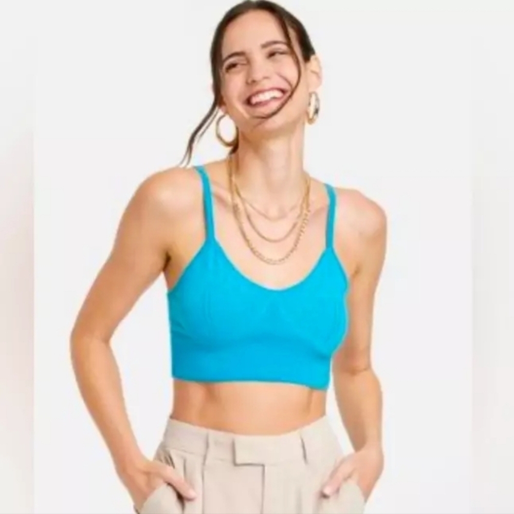 NWT A New Day Women's Sweater Bralette Tank Top M